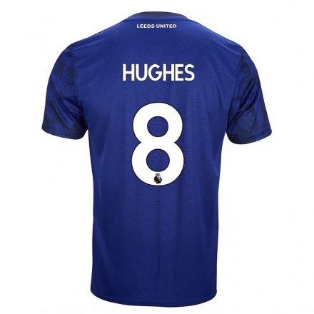 Naisten Jalkapallo Alice Hughes #8 Kuninkaallisen Sininen Vieraspaita 2021/22 Lyhythihainen Paita T-paita