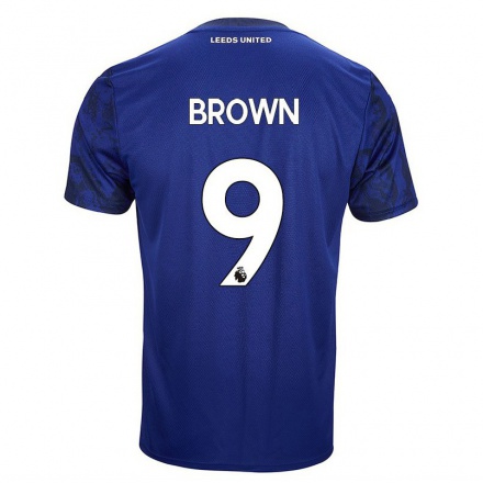 Naisten Jalkapallo Abbie Brown #9 Kuninkaallisen Sininen Vieraspaita 2021/22 Lyhythihainen Paita T-paita