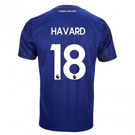 Naisten Jalkapallo Molly Havard #18 Kuninkaallisen Sininen Vieraspaita 2021/22 Lyhythihainen Paita T-paita