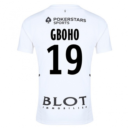 Naisten Jalkapallo Yann Gboho #19 Valkoinen Vieraspaita 2021/22 Lyhythihainen Paita T-paita