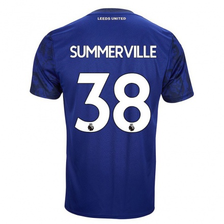 Naisten Jalkapallo Crysencio Summerville #38 Kuninkaallisen Sininen Vieraspaita 2021/22 Lyhythihainen Paita T-paita