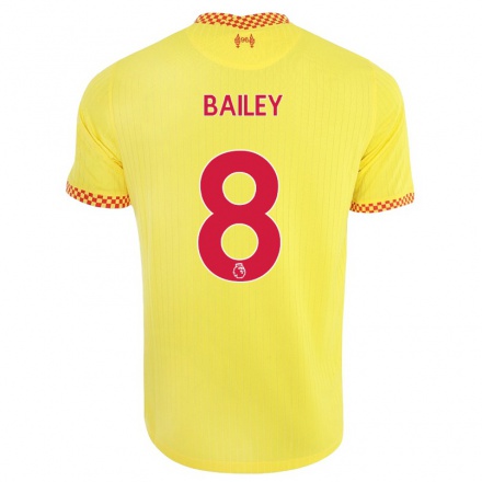 Naisten Jalkapallo Jade Bailey #8 Keltainen 3. Paita 2021/22 Lyhythihainen Paita T-paita