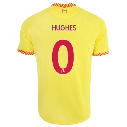 Naisten Jalkapallo Liam Hughes #0 Keltainen 3. Paita 2021/22 Lyhythihainen Paita T-paita