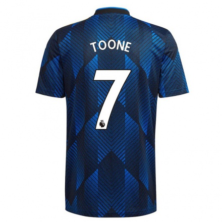 Naisten Jalkapallo Ella Toone #7 Tummansininen 3. Paita 2021/22 Lyhythihainen Paita T-paita