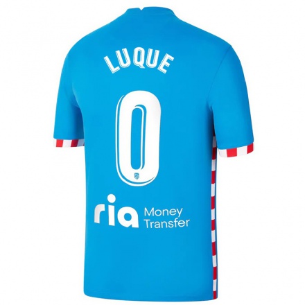 Naisten Jalkapallo Adrian Luque #0 Sininen 3. Paita 2021/22 Lyhythihainen Paita T-paita