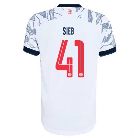 Naisten Jalkapallo Armindo Sieb #41 Harmaa Valkoinen 3. Paita 2021/22 Lyhythihainen Paita T-paita