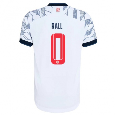 Naisten Jalkapallo Maximiliane Rall #0 Harmaa Valkoinen 3. Paita 2021/22 Lyhythihainen Paita T-paita