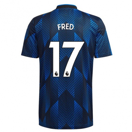 Naisten Jalkapallo Fred #17 Tummansininen 3. Paita 2021/22 Lyhythihainen Paita T-paita
