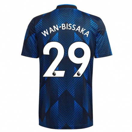 Naisten Jalkapallo Aaron Wan-bissaka #29 Tummansininen 3. Paita 2021/22 Lyhythihainen Paita T-paita