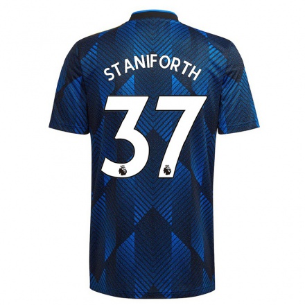 Naisten Jalkapallo Lucy Staniforth #34 Tummansininen 3. Paita 2021/22 Lyhythihainen Paita T-paita