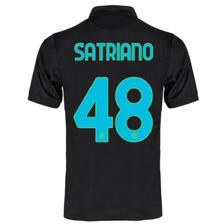 Naisten Jalkapallo Martin Satriano #48 Musta 3. Paita 2021/22 Lyhythihainen Paita T-paita