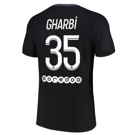 Naisten Jalkapallo Ismael Gharbi #35 Musta 3. Paita 2021/22 Lyhythihainen Paita T-paita