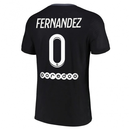 Naisten Jalkapallo Nehemiah Fernandez #0 Musta 3. Paita 2021/22 Lyhythihainen Paita T-paita