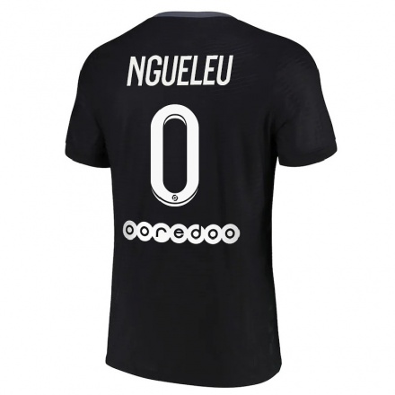 Naisten Jalkapallo Soufiya Ngueleu #0 Musta 3. Paita 2021/22 Lyhythihainen Paita T-paita