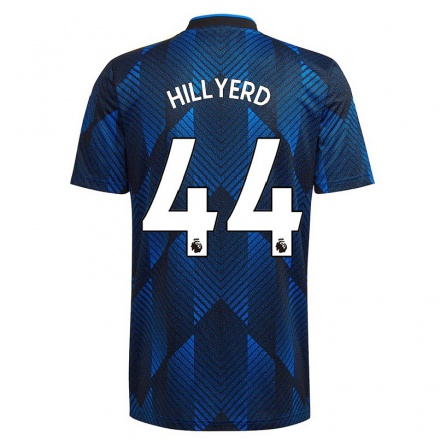 Naisten Jalkapallo Sophie Hillyerd #44 Tummansininen 3. Paita 2021/22 Lyhythihainen Paita T-paita