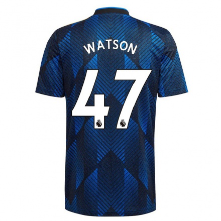 Naisten Jalkapallo Polly Watson #47 Tummansininen 3. Paita 2021/22 Lyhythihainen Paita T-paita