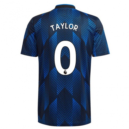 Naisten Jalkapallo Emma Taylor #0 Tummansininen 3. Paita 2021/22 Lyhythihainen Paita T-paita