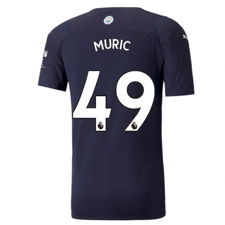 Naisten Jalkapallo Arijanet Muric #49 Tummansininen 3. Paita 2021/22 Lyhythihainen Paita T-paita