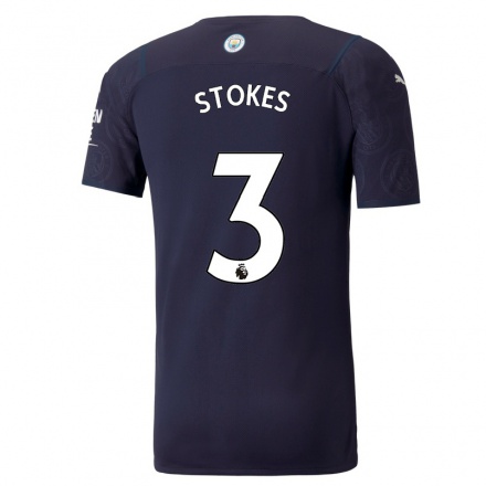 Naisten Jalkapallo Demi Stokes #3 Tummansininen 3. Paita 2021/22 Lyhythihainen Paita T-paita