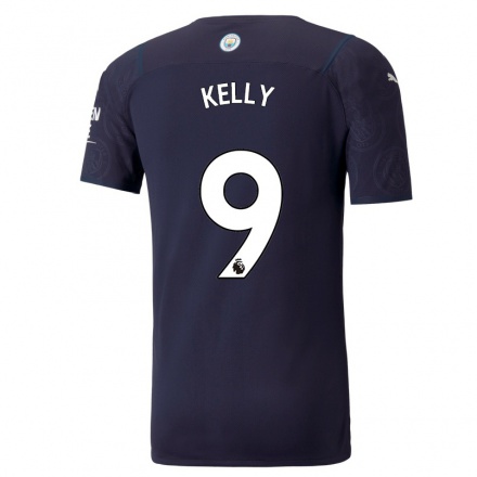 Naisten Jalkapallo Chloe Kelly #9 Tummansininen 3. Paita 2021/22 Lyhythihainen Paita T-paita