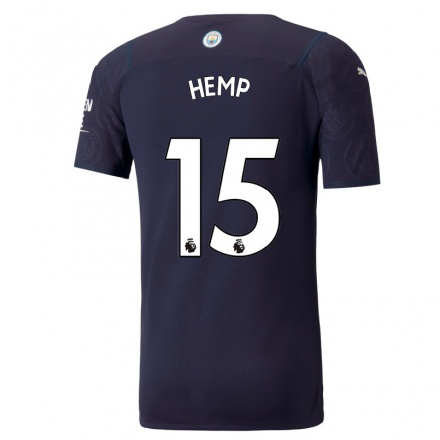 Naisten Jalkapallo Lauren Hemp #15 Tummansininen 3. Paita 2021/22 Lyhythihainen Paita T-paita