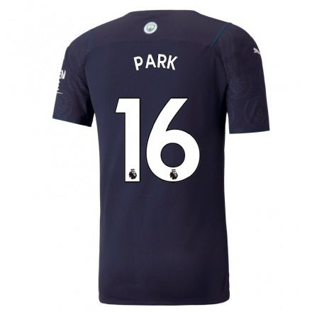 Naisten Jalkapallo Jess Park #16 Tummansininen 3. Paita 2021/22 Lyhythihainen Paita T-paita