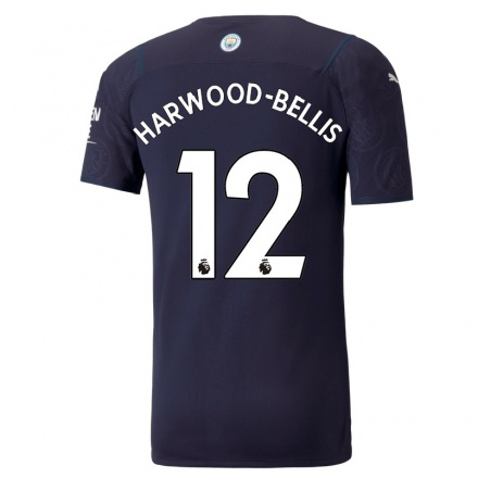 Naisten Jalkapallo Taylor Harwood-Bellis #12 Tummansininen 3. Paita 2021/22 Lyhythihainen Paita T-paita