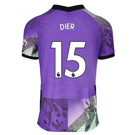 Naisten Jalkapallo Eric Dier #15 Violetti 3. Paita 2021/22 Lyhythihainen Paita T-paita