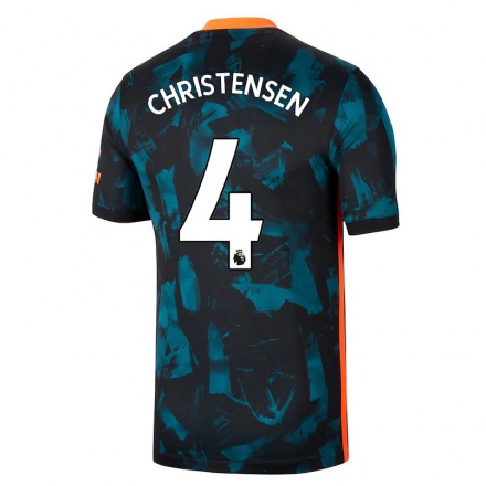 Naisten Jalkapallo Andreas Christensen #4 Tummansininen 3. Paita 2021/22 Lyhythihainen Paita T-paita
