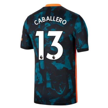Naisten Jalkapallo Willy Caballero #13 Tummansininen 3. Paita 2021/22 Lyhythihainen Paita T-paita