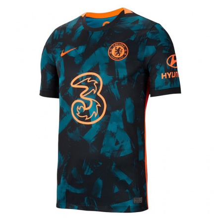 Naisten Jalkapallo Mateo Kovacic #8 Tummansininen 3. Paita 2021/22 Lyhythihainen Paita T-paita
