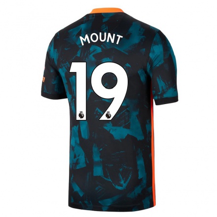 Naisten Jalkapallo Mason Mount #19 Tummansininen 3. Paita 2021/22 Lyhythihainen Paita T-paita