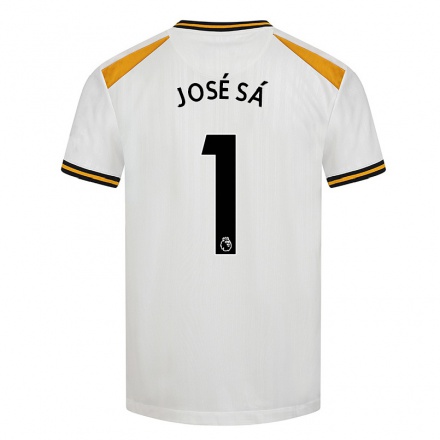 Naisten Jalkapallo Jose Sa #1 Valkoinen Keltainen 3. Paita 2021/22 Lyhythihainen Paita T-paita