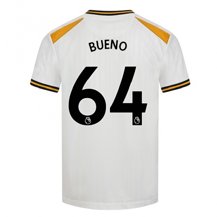 Naisten Jalkapallo Hugo Bueno #64 Valkoinen Keltainen 3. Paita 2021/22 Lyhythihainen Paita T-paita