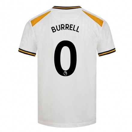 Naisten Jalkapallo Ackeme Francis-burrell #0 Valkoinen Keltainen 3. Paita 2021/22 Lyhythihainen Paita T-paita