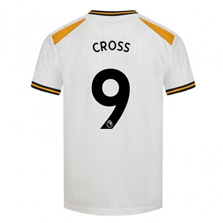 Naisten Jalkapallo Jade Cross #9 Valkoinen Keltainen 3. Paita 2021/22 Lyhythihainen Paita T-paita
