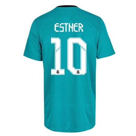Naisten Jalkapallo Esther Gonzalez #10 Vaaleanvihreä 3. Paita 2021/22 Lyhythihainen Paita T-paita