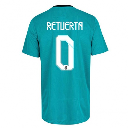 Naisten Jalkapallo Alberto Retuerta #0 Vaaleanvihreä 3. Paita 2021/22 Lyhythihainen Paita T-paita