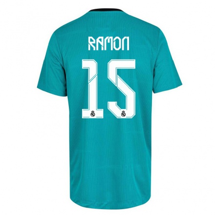 Naisten Jalkapallo Pablo Ramon #15 Vaaleanvihreä 3. Paita 2021/22 Lyhythihainen Paita T-paita