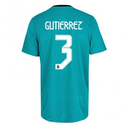 Naisten Jalkapallo Miguel Gutierrez #3 Vaaleanvihreä 3. Paita 2021/22 Lyhythihainen Paita T-paita