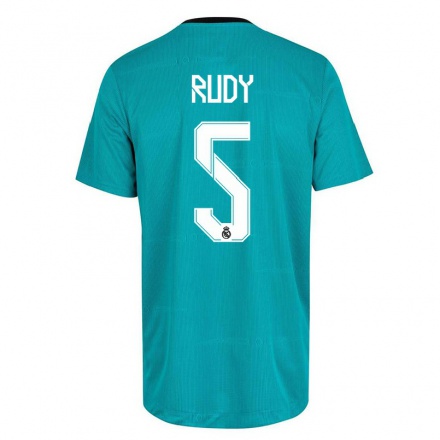 Naisten Jalkapallo Fernandez Rudy #5 Vaaleanvihreä 3. Paita 2021/22 Lyhythihainen Paita T-paita