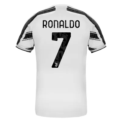 Naisten Jalkapallo Cristiano Ronaldo #7 Kotipaita Valkoinen Pelipaita 2020/21 Lyhythihainen Paita