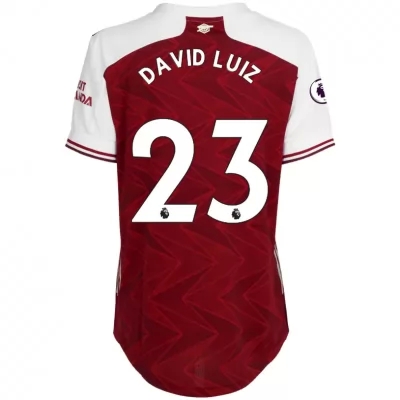 Naisten Jalkapallo David Luiz #23 Kotipaita Punainen Pelipaita 2020/21 Lyhythihainen Paita