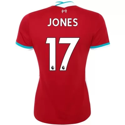 Naisten Jalkapallo Curtis Jones #17 Kotipaita Punainen Pelipaita 2020/21 Lyhythihainen Paita