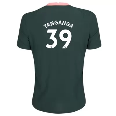 Naisten Jalkapallo Japhet Tanganga #39 Vieraspaita Tummanvihreä Pelipaita 2020/21 Lyhythihainen Paita