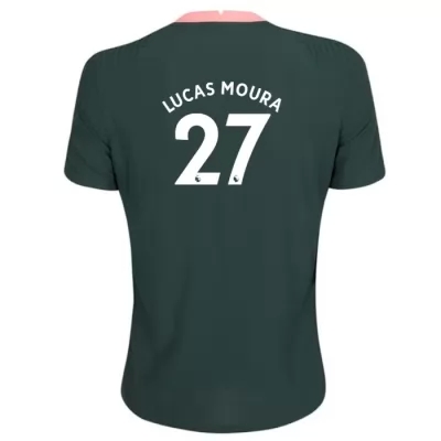 Naisten Jalkapallo Lucas Moura #27 Vieraspaita Tummanvihreä Pelipaita 2020/21 Lyhythihainen Paita