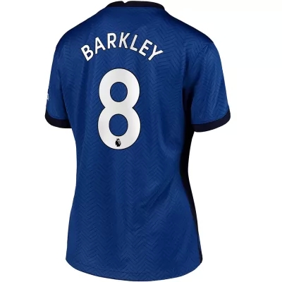 Naisten Jalkapallo Ross Barkley #8 Kotipaita Sininen Pelipaita 2020/21 Lyhythihainen Paita