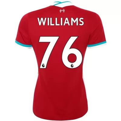 Naisten Jalkapallo Neco Williams #76 Kotipaita Punainen Pelipaita 2020/21 Lyhythihainen Paita