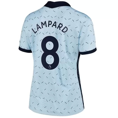 Naisten Jalkapallo Frank Lampard #8 Vieraspaita Vaaleansininen Pelipaita 2020/21 Lyhythihainen Paita