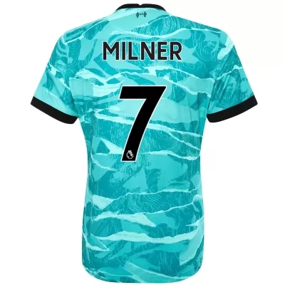 Naisten Jalkapallo James Milner #7 Vieraspaita Sininen Pelipaita 2020/21 Lyhythihainen Paita